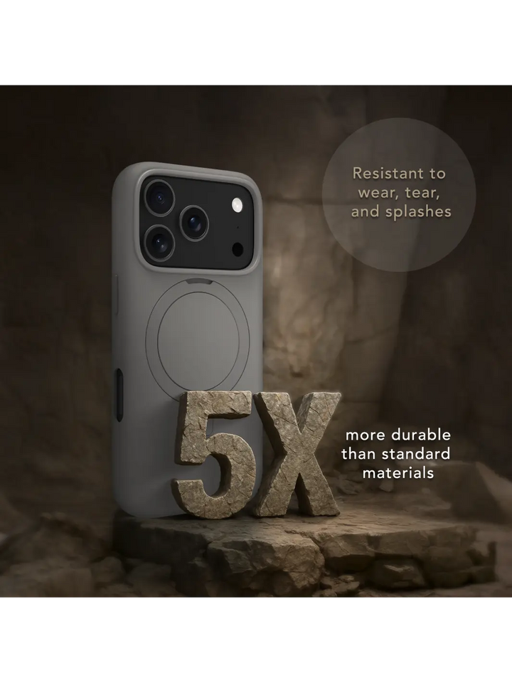 Roskilde MagSafe Kickstand ICON - iPhone 17 Pro - River Stone Phone Case