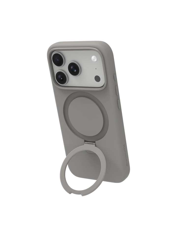 Roskilde MagSafe Kickstand ICON - iPhone 18 Pro/17 Pro - River Stone Phone Case