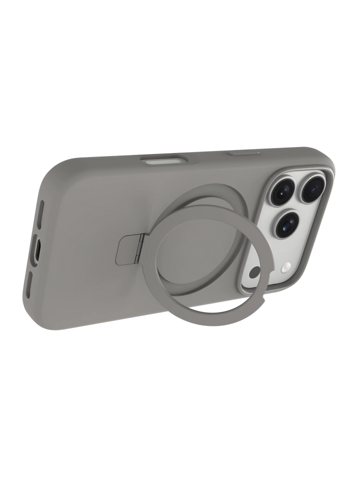 Roskilde MagSafe Kickstand ICON - iPhone 18 Pro/17 Pro - River Stone Phone Case
