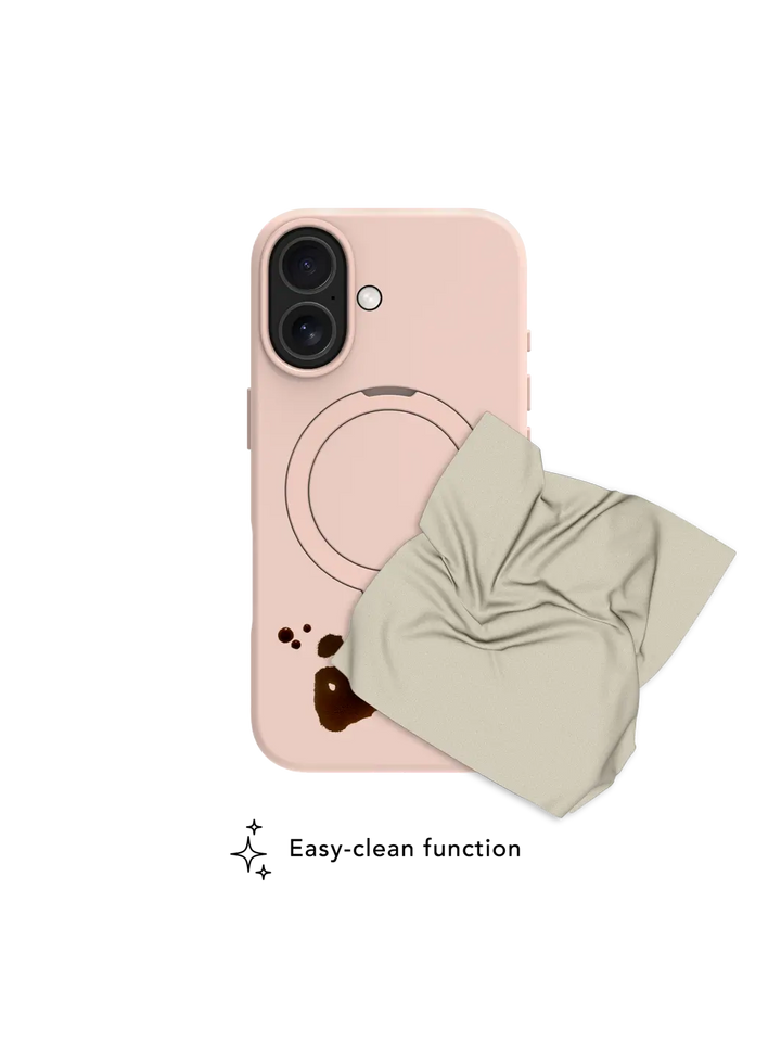 Roskilde MagSafe Kickstand ICON - iPhone 17 - Pink Sand Phone Case
