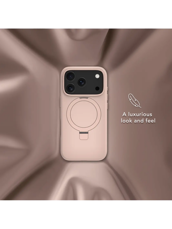 Roskilde MagSafe Kickstand ICON - iPhone 17 Pro - Pink Sand Phone Case