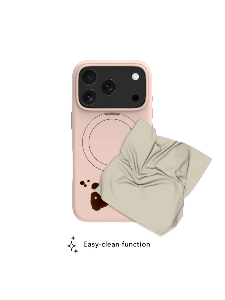 Roskilde MagSafe Kickstand ICON - iPhone 17 Pro - Pink Sand Phone Case