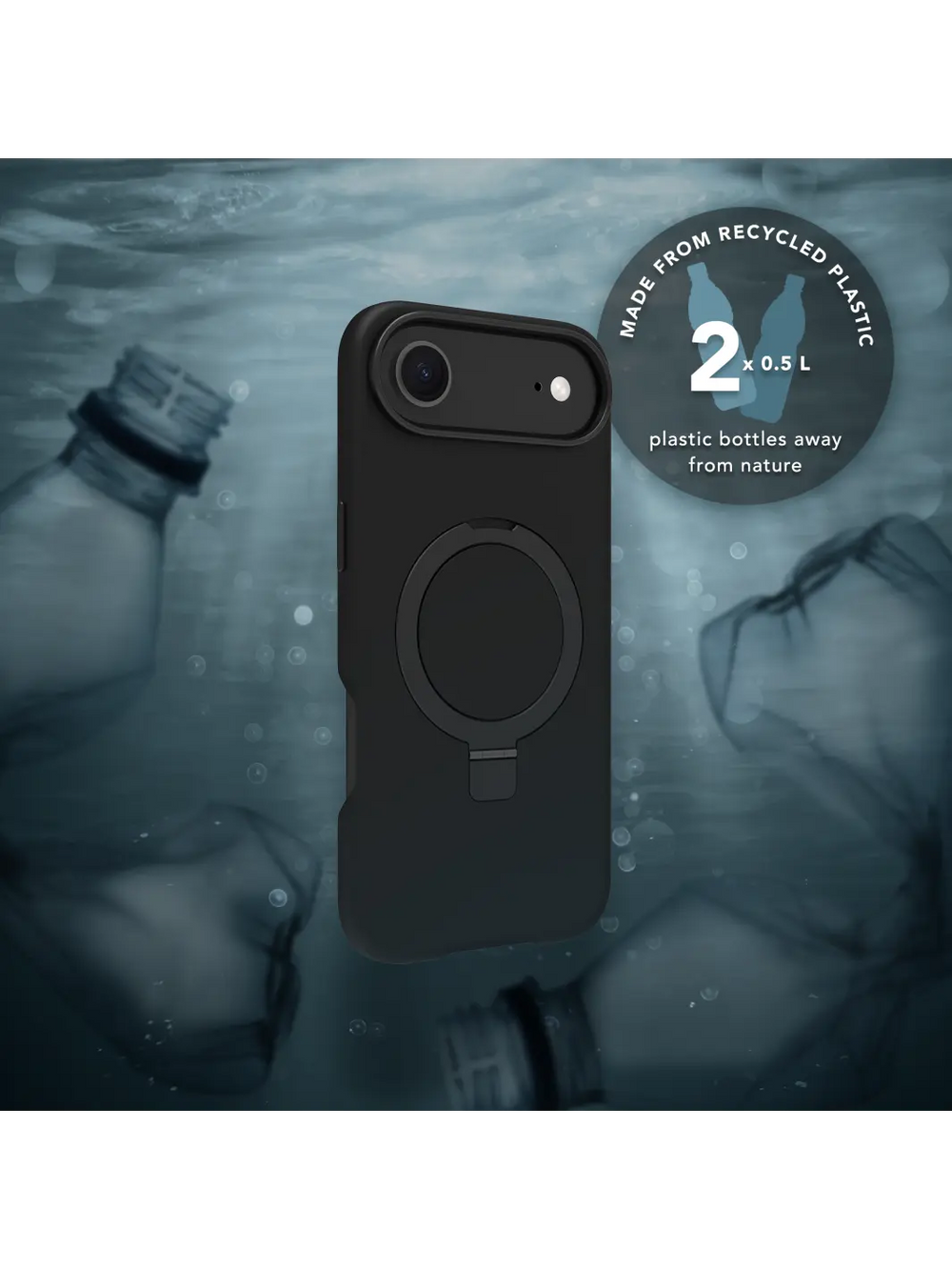 Roskilde MagSafe Kickstand ICON - iPhone Air - Midnight Phone Case