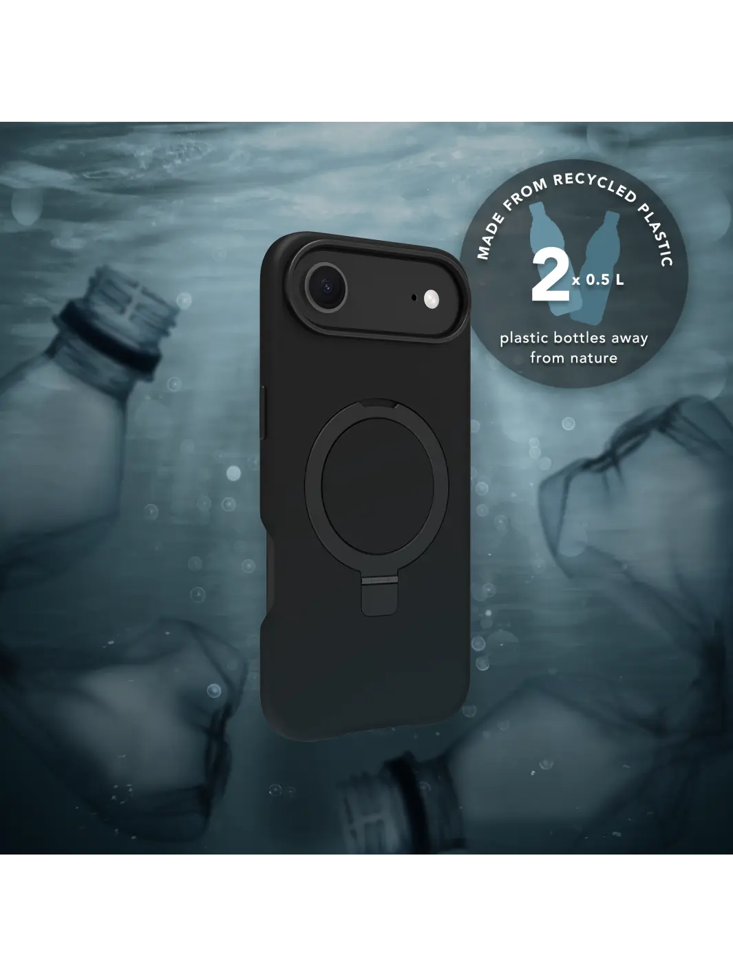 Roskilde MagSafe Kickstand ICON - iPhone Air - Midnight Phone Case