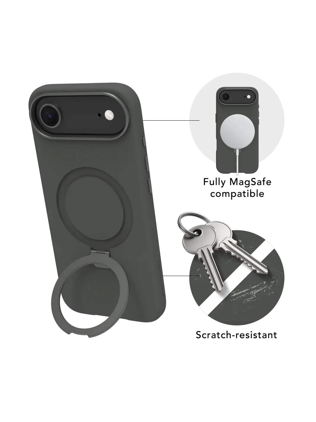 Roskilde MagSafe Kickstand ICON - iPhone Air - Forest Shadow Phone Case