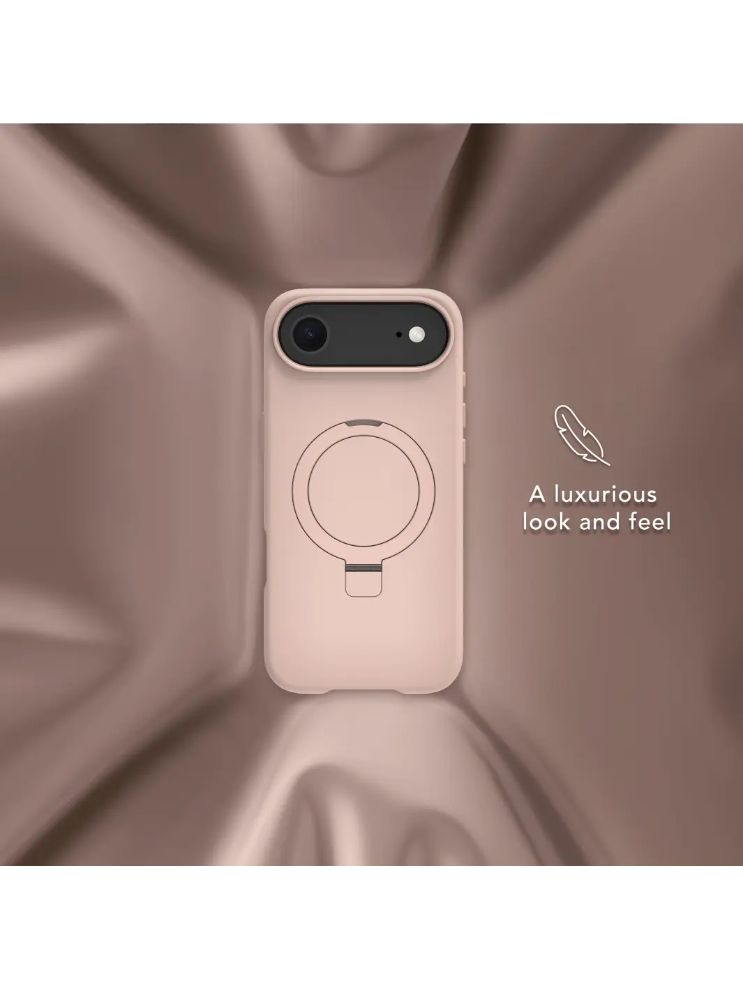 Roskilde MagSafe Kickstand ICON - iPhone Air - Pink Sand Phone Case