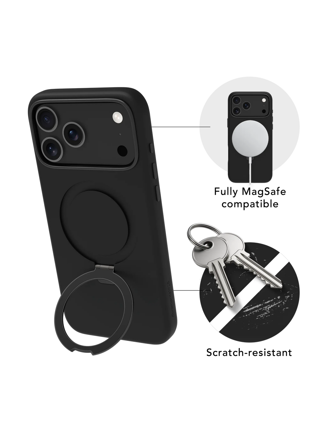 Roskilde MagSafe Kickstand ICON - iPhone 17 Pro Max - Mitternacht