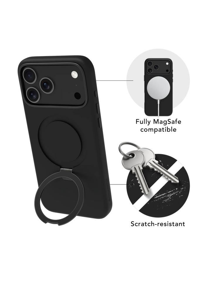 Roskilde MagSafe Kickstand ICON - iPhone 17 Pro Max - Mitternacht