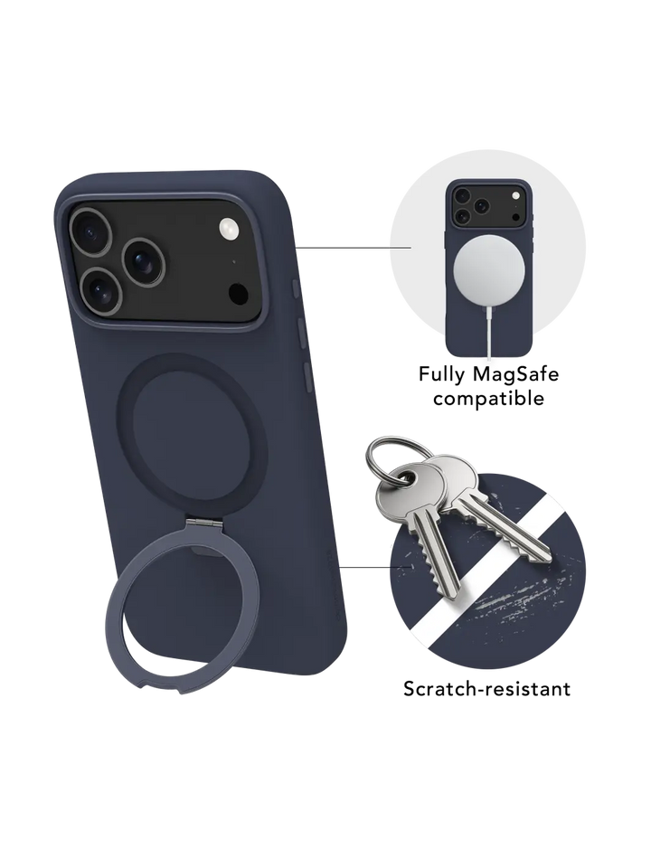 Roskilde MagSafe Kickstand ICON - iPhone 17 Pro Max - Deep Water Phone Case