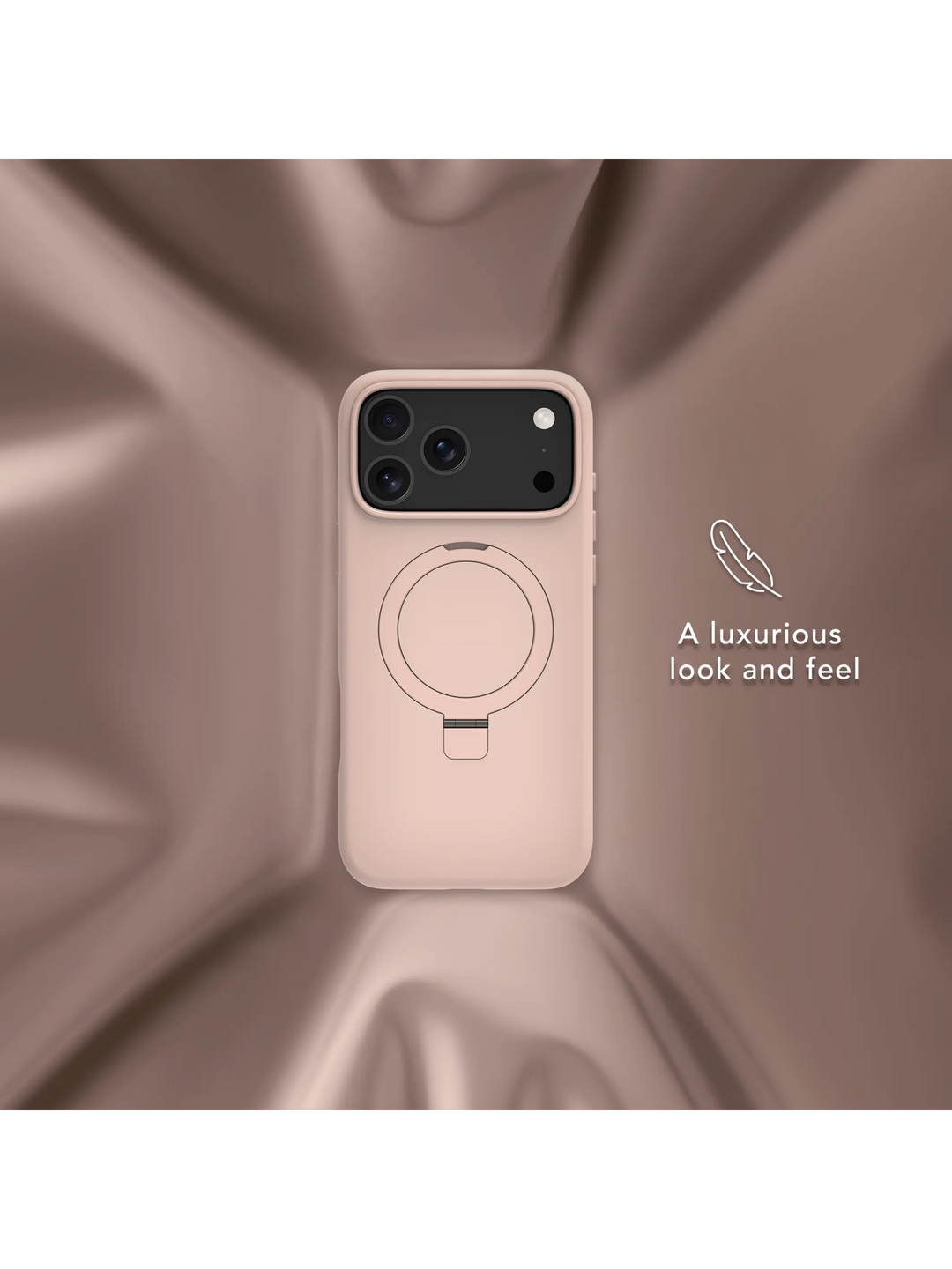 Roskilde MagSafe Kickstand ICON - iPhone 17 Pro Max - Pink Sand