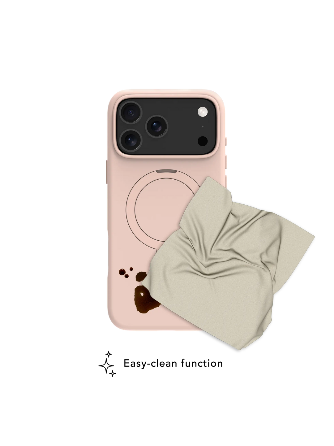 Roskilde MagSafe Kickstand ICON - iPhone 17 Pro Max - Pink Sand