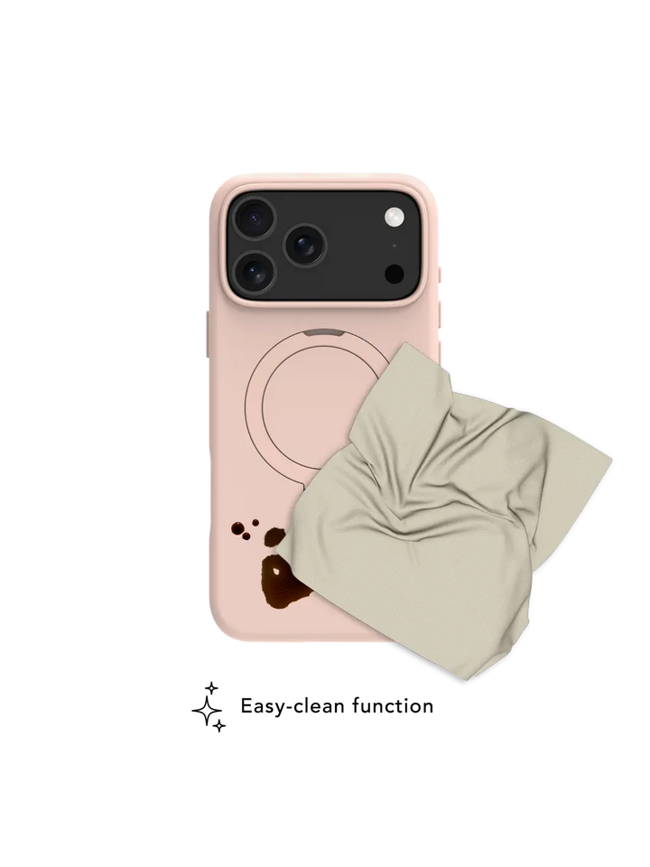 Roskilde MagSafe Kickstand ICON - iPhone 17 Pro Max - Pink Sand Phone Case