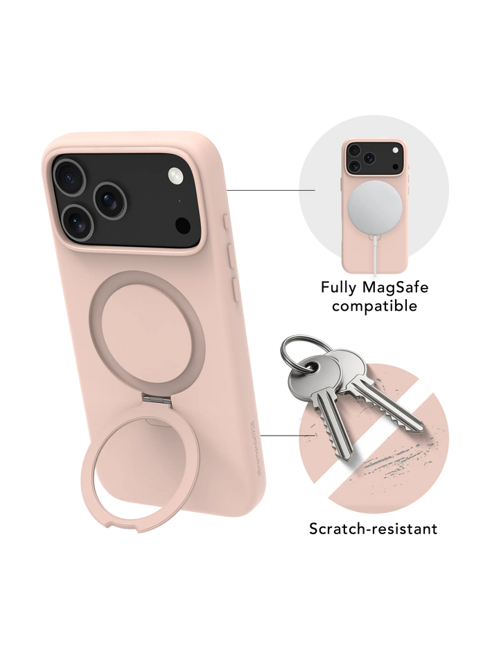 Roskilde MagSafe Kickstand ICON - iPhone 17 Pro Max - Pink Sand