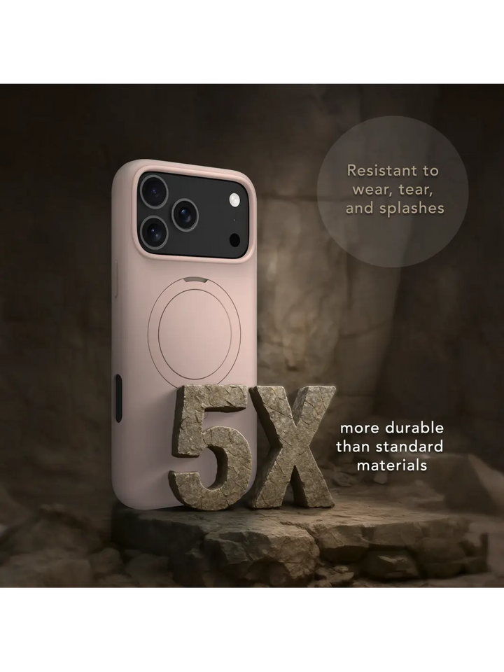 Roskilde MagSafe Kickstand ICON - iPhone 17 Pro Max - Pink Sand Phone Case