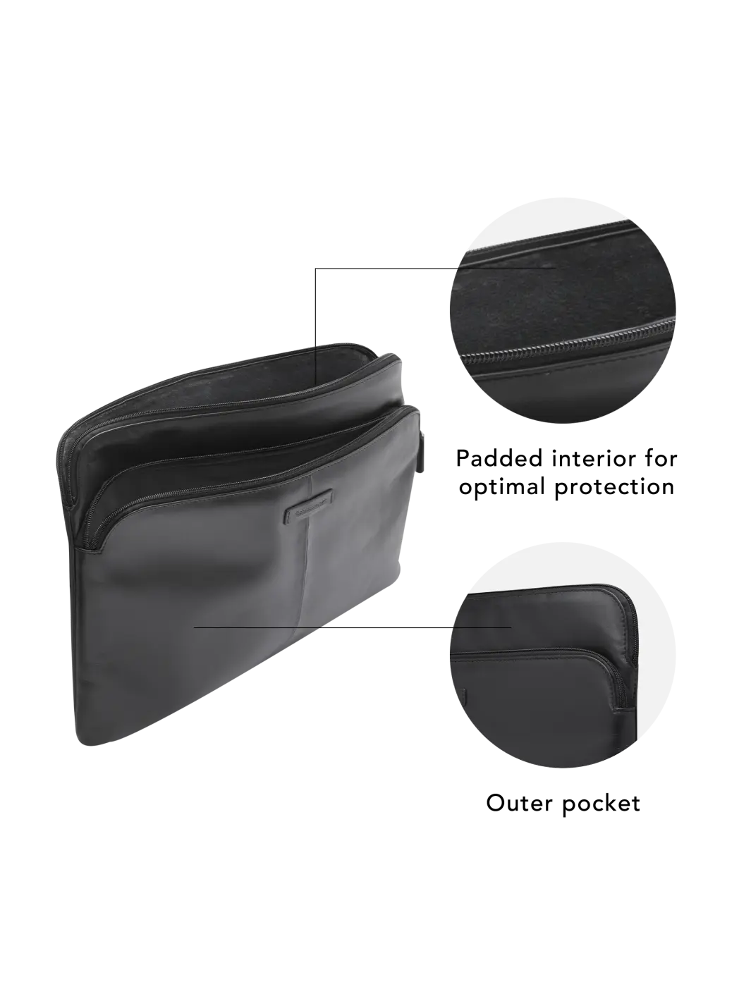 Skagen Pro+ - MacBook Pro 14"/up to 14” Laptop - Black Computer Sleeve