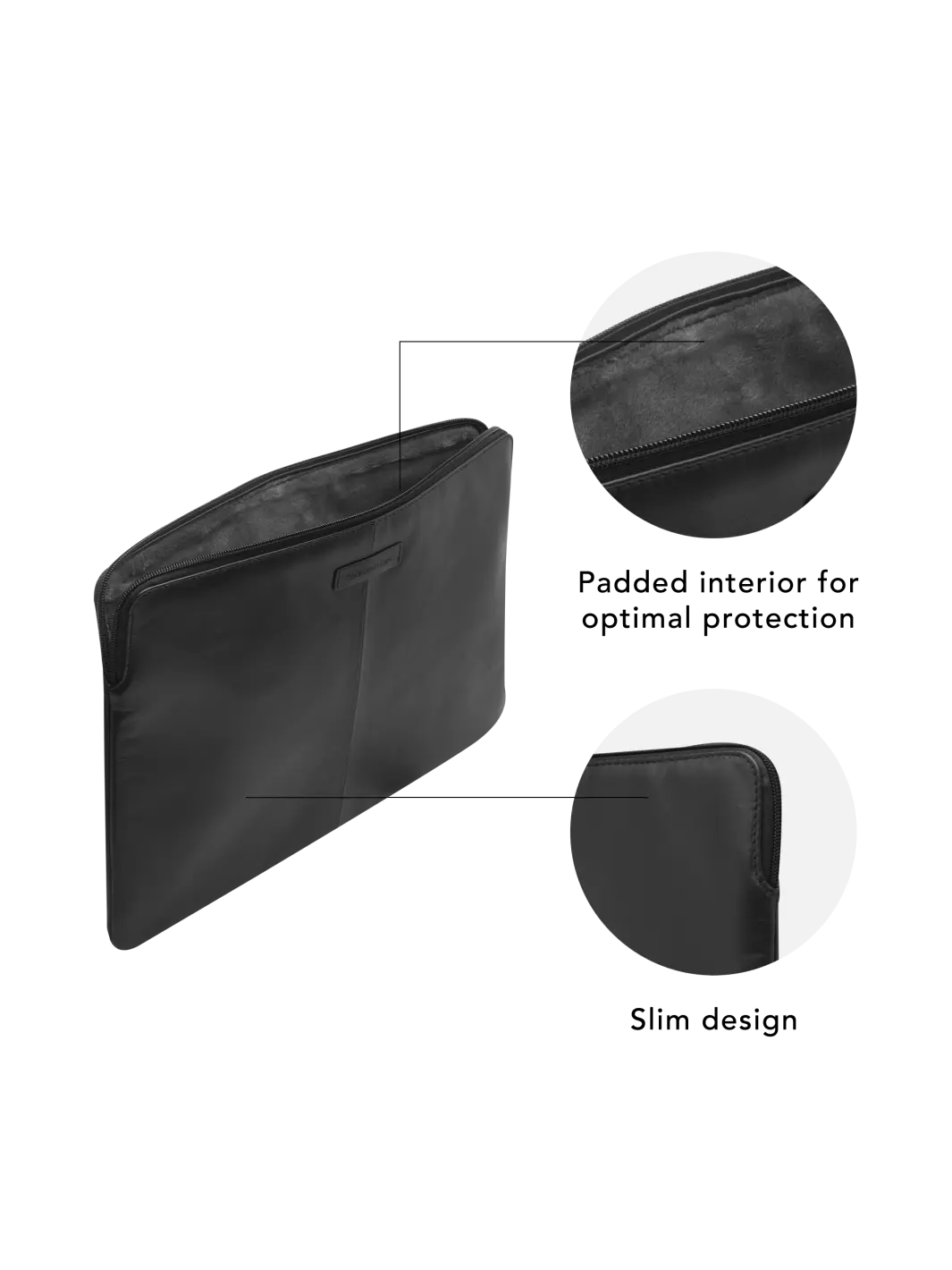 Skagen Pro Black MacBook Pro 16" (2021-2023) Laptop sleeves