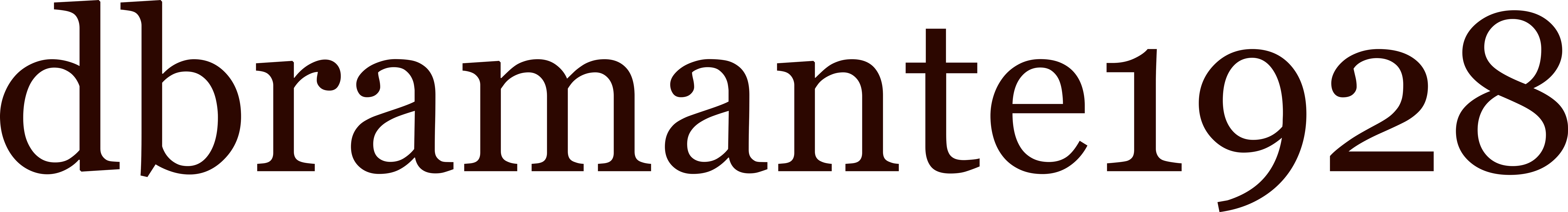 Logotyp för dbramante1928 Logotyp för dbramante1928