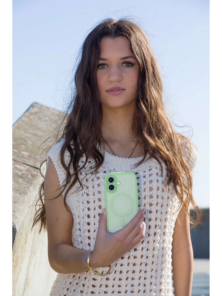 Grenen MagSafe - iPhone 17 - Pale Green Phone Case